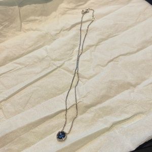 David Yurman Chatelaine Pendant Necklace with Black Onyx